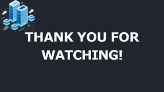 THANK YOU FOR
WATCHING!
 