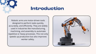 Blue Modern Robotics Automation Engineering Group Project Presentation ...