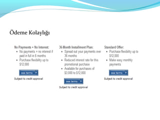 Ödeme Kolaylığı
 