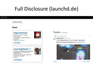 Full Disclosure (launchd.de)
 