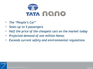 <ul><li>The “People’s Car” </li></ul><ul><li>Seats up to 5 passengers </li></ul><ul><li>Half the price of the cheapest car...