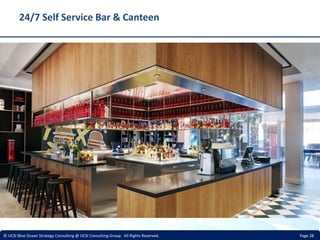Page 28© UCSI Blue Ocean Strategy Consulting @ UCSI Consulting Group. All Rights Reserved.
24/7 Self Service Bar & Canteen
 