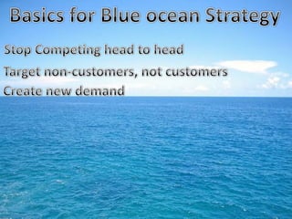 Blue ocean strategy
