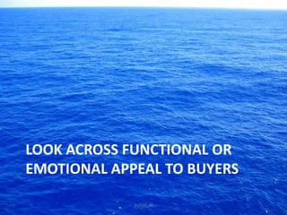 LOOK ACROSS FUNCTIONAL OR
EMOTIONAL APPEAL TO BUYERS
jesholt.dk
 