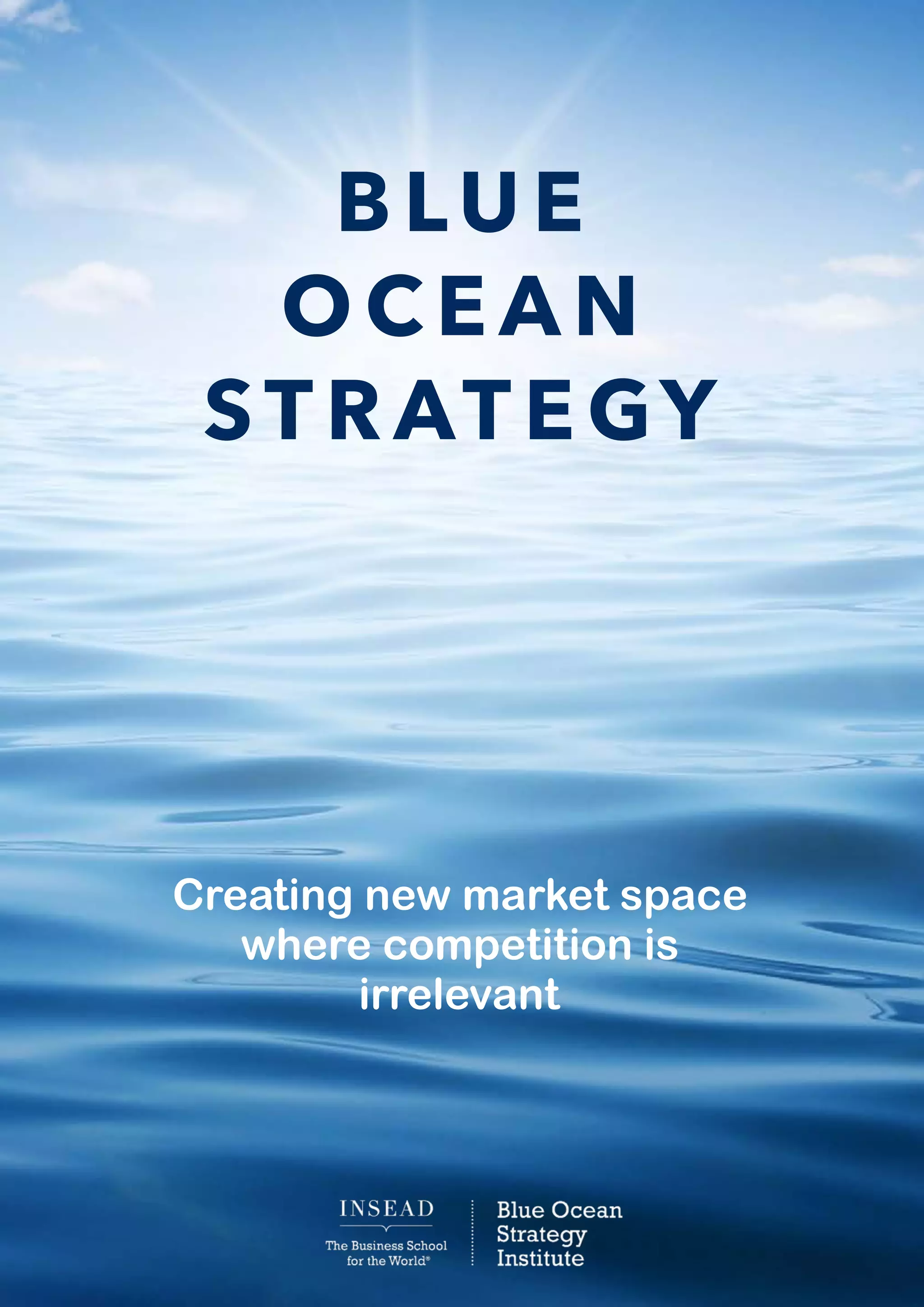 Blue ocean strategy | PDF