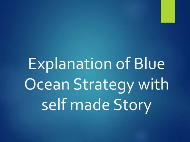 blue ocean strategy case study