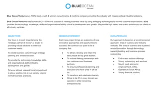 Blue Ocean Ventures is a 100% black, youth & women-owned marine & maritime company providing the industry with mission-cri...