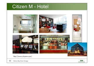 Webinar Blue Ocean Strategie26
Citizen M - Hotel
http://www.citizenm.com/
 