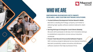 Macreel – The Best Software Development Company in Noida | PDF
