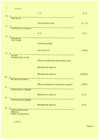 Blue Peter Camera Script