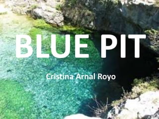 BLUE PIT
Cristina Arnal Royo
 