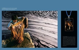  A fisherman examines his net for fish after casting it into the polluted
waters of a river in Shenqiu County. After an hour’s work, he had caught only
10 small bait fish that had blisters on their bodies.    Stephen Voss




                                                                                   Huo Daishan carries a slight smile on his face, al-
                                                                                most beatific at times. The smile is the same whether he’s
                                                                                meeting with factory owners who dump their wastewater
                                                                                into the river or singing an old folk song about the Huai.
                                                                                Daishan was a former newspaper photographer before he
                                                                                converted his small apartment into the headquarters for the
                                                                                Guardians of the Huai River, a nonprofit group he formed
                                                                                to clean up the river and bring attention to the situation. He
                                                                                has become a tireless advocate for environmental reform.
                                                                                “It is the mess that gives me the energy,” says Daishan. 
                                                                                   Stephen Voss
 