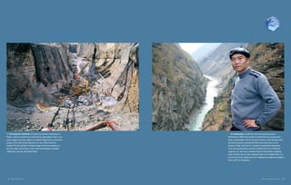   The primary purpose of Iceland’s Karahnjukar Hydroelectric                   Yu Xiaogang founded the environmental group Green
Project, meant to harness two of the nation’s great glacial rivers, is not   Watershed in 2002 as he worked to rebuild the area around Lashi
water supply, but power supply. It is Iceland’s largest-ever construction    Lake in southwestern China’s Yunnan Province. A dam had destroyed
project, and it will provide electricity to a new Alcoa aluminum             the local ecosystem, putting both fishermen and farmers out of
smelter. The site has been a frequent target of environmentalists, as        business. Today, Lashi Lake is a model of sustainable development,
the area under construction is also is the second-largest unspoiled          with a community fishery, women’s schools and micro-credit loan
wilderness in Europe.       David Maisel                                     programs. Yu, who won a Goldman Environmental Prize, is fighting
                                                                             plans to build a dam at Tiger Leaping Gorge on the Yangtze River. It is
                                                                             one of more than a dozen dams he is helping locals oppose throughout
                                                                             China.      Tom Dusenbery




128  Blue Planet Run                                                                                                   We're All Downstream  129
 