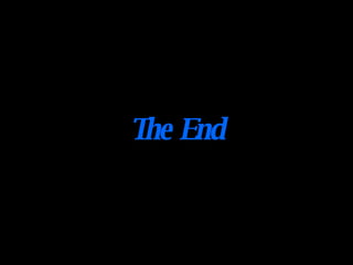 The End 