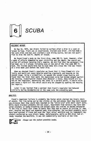 BASIC CAVE DIVING - A Blueprint for Survival