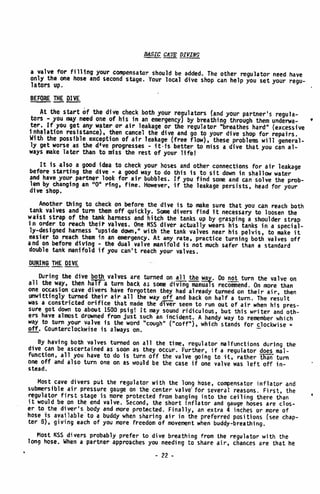 BASIC CAVE DIVING - A Blueprint for Survival