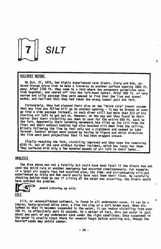 BASIC CAVE DIVING - A Blueprint for Survival