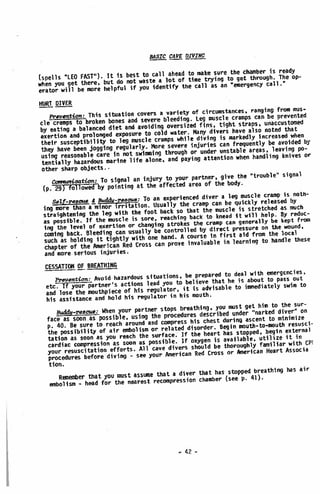 BASIC CAVE DIVING - A Blueprint for Survival