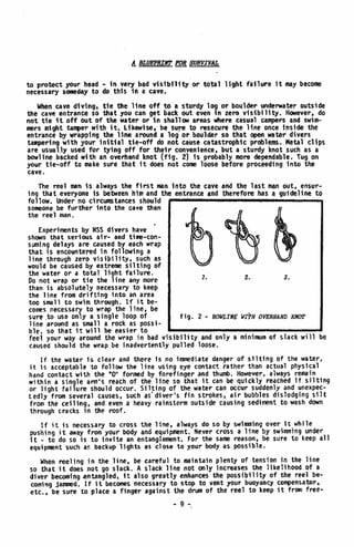 BASIC CAVE DIVING - A Blueprint for Survival