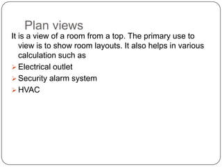 It also helps in determination of quality of material required for decorations