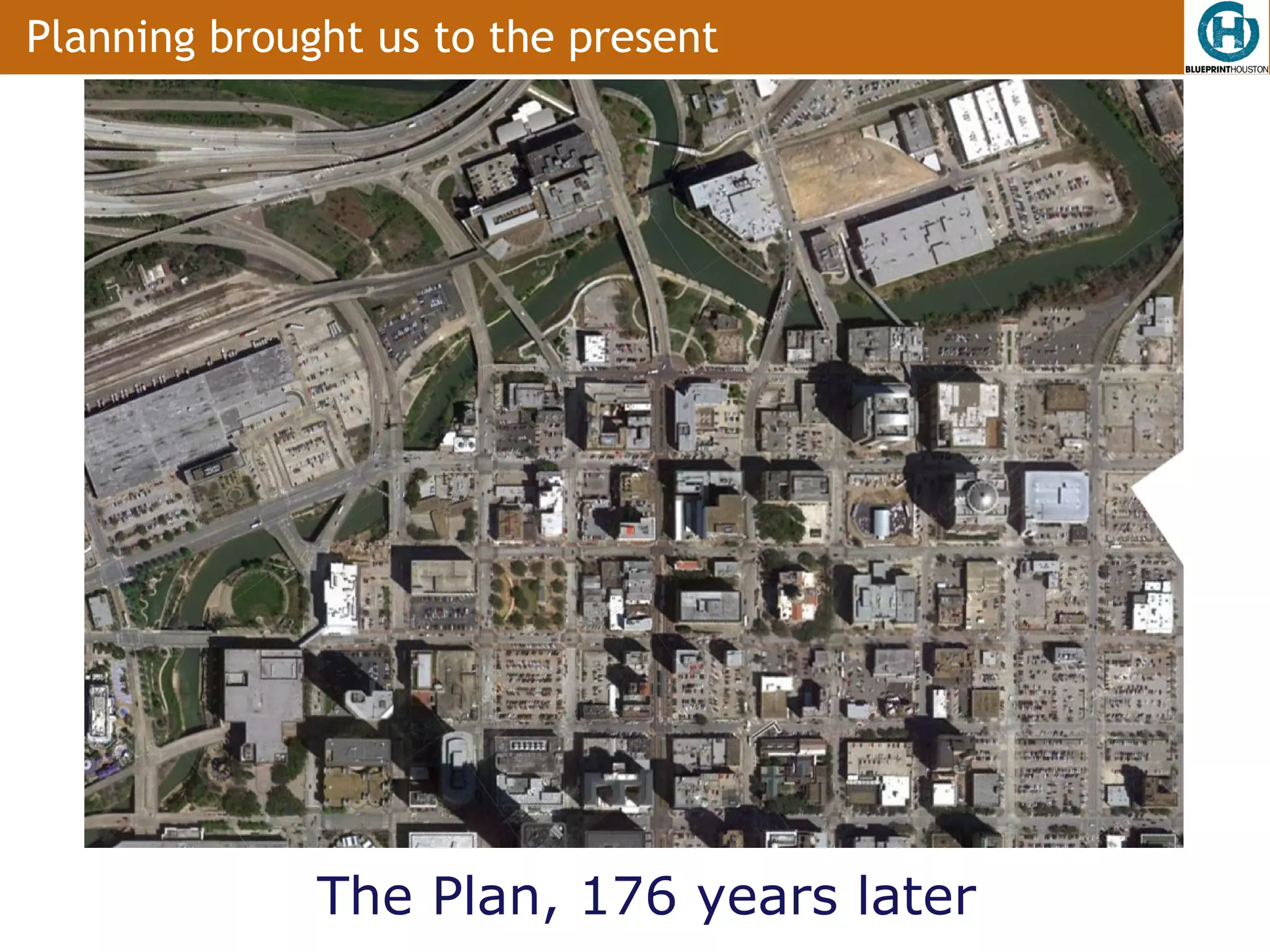 Planning brought us to the present




              The Plan, 176 years later
 