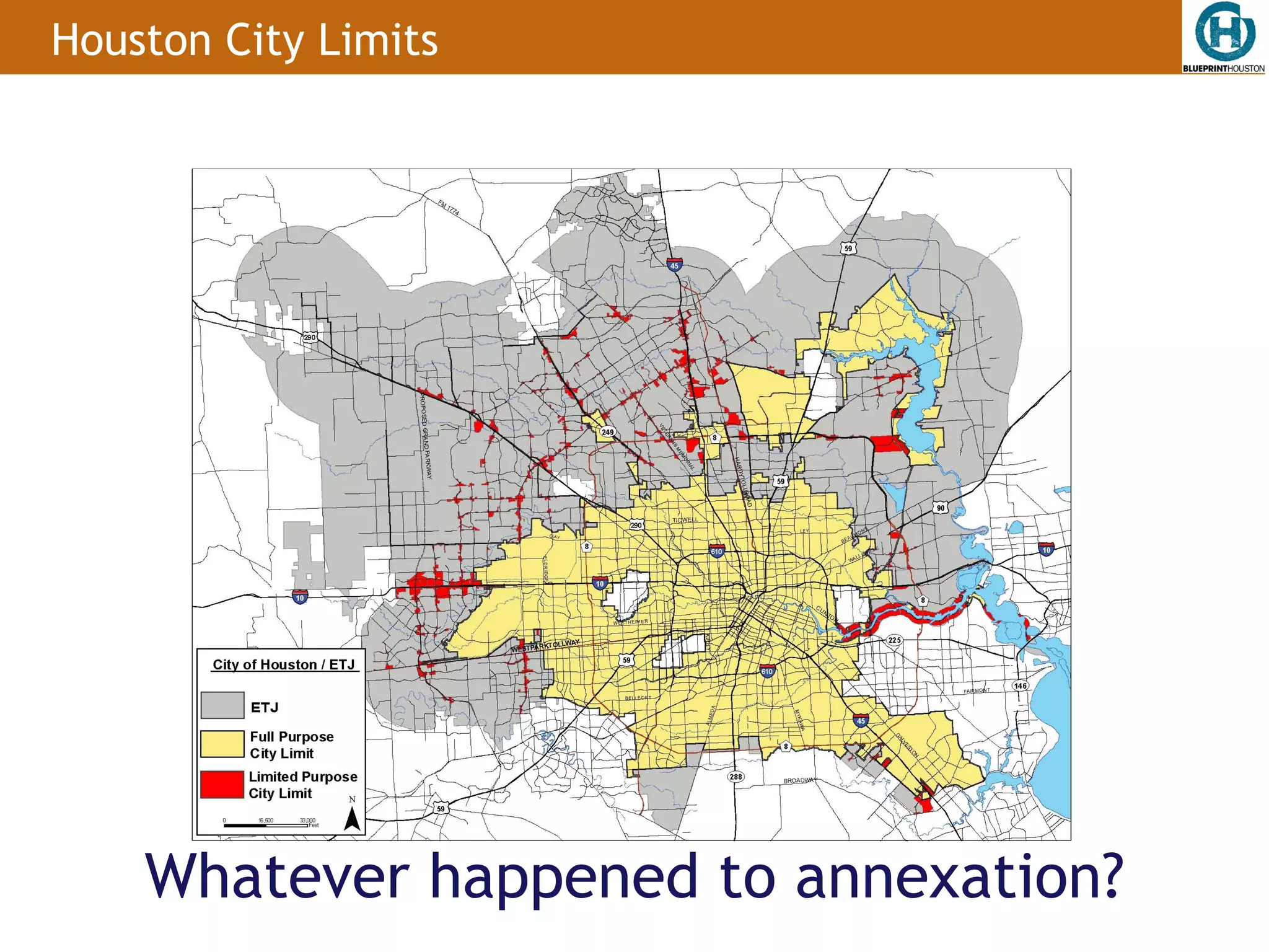 Houston City Limits




    Whatever happened to annexation?
 