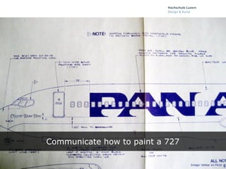 Communicate how to paint a 727

                                 Image: telstar on Flickr
 