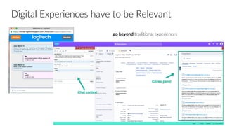 Digital Experiences have to be Relevant
go beyond traditional experiences
 