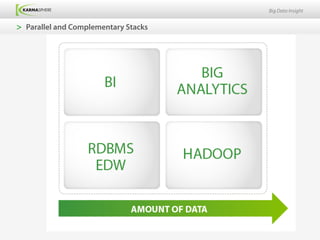 Big Data Insight


>  Parallel and Complementary Stacks
 