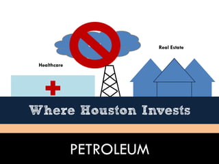 Cloud     Real Estate


 Healthcare




Where Houston Invests

              PETROLEUM
 