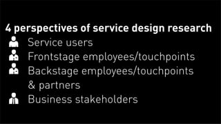 Workshop: Using Service Blueprinting to Evolve Services