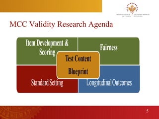 MCC Validity Research Agenda




                                   5
5
 