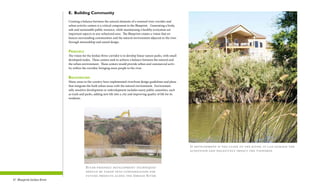 E. Building Community
Creating a balance between the natural elements of a restored river corridor and
urban activity cent...