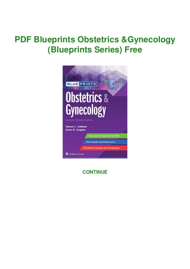 PDF Blueprints Obstetrics & Gynecology (Blueprints Series) Free
