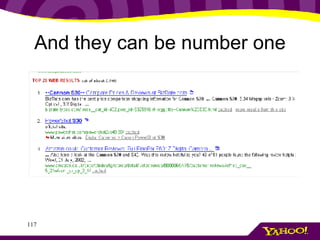 And they can be number one 