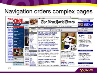 Navigation orders complex pages 