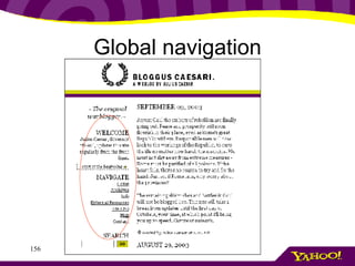 Global navigation 