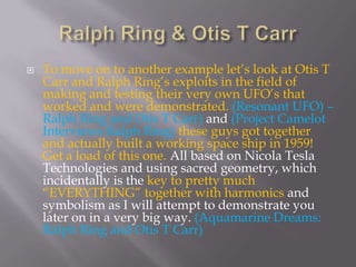 Camelot Project Ralph Ring Blueprints Of Cosmic Consciousness | PPTX