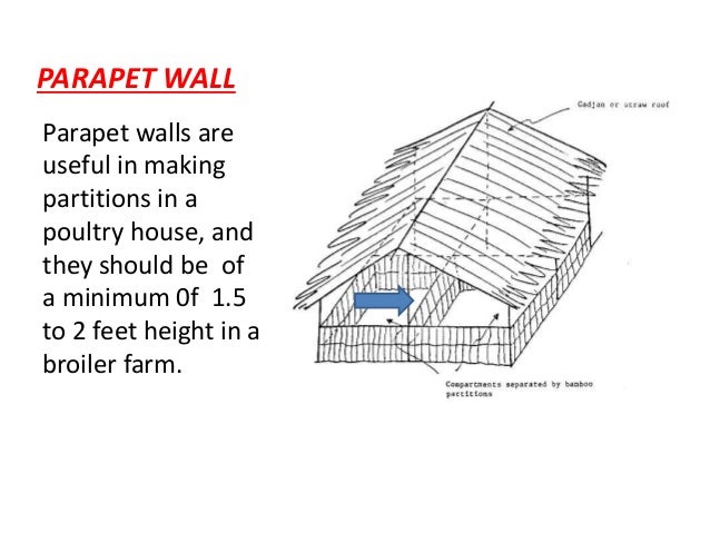 Blue print and specifications for a broiler poultry shed