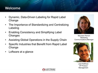 Enable Rapid Barcode Label Changes | PPT