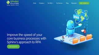 Blue prism   virtual workforce rpa tool - sphinx solutions