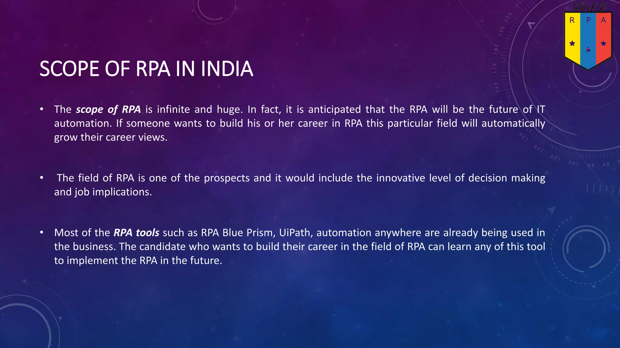 Blue prism course content