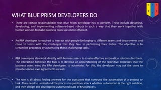 Blue prism course content