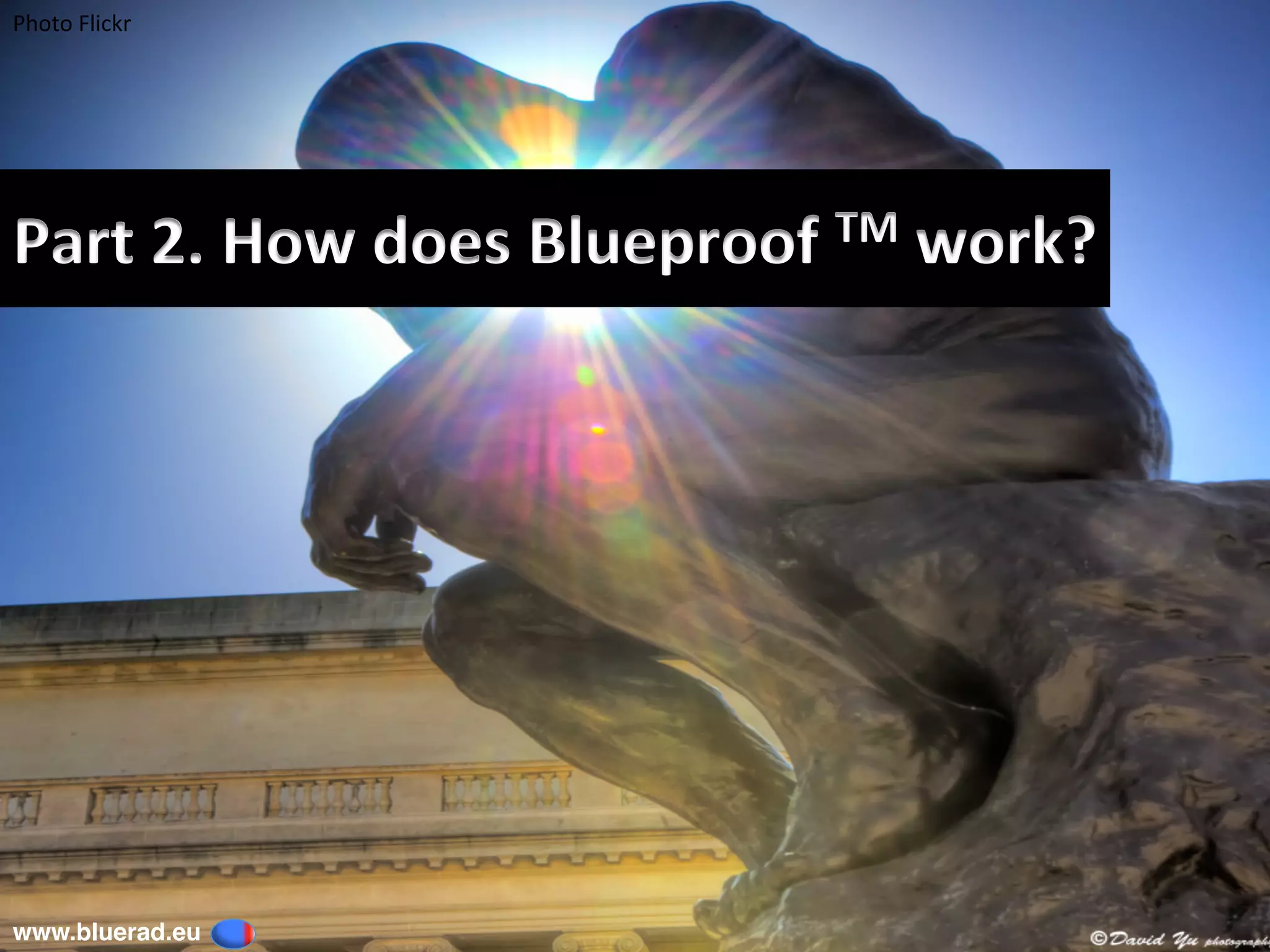 Part	2.	How	does	Blueproof	TM	work?	
Photo	Flickr	
www.bluerad.eu
	
 