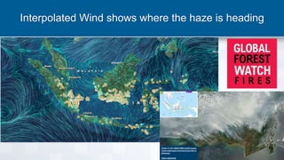 Interpolated Wind shows where the haze is heading
 