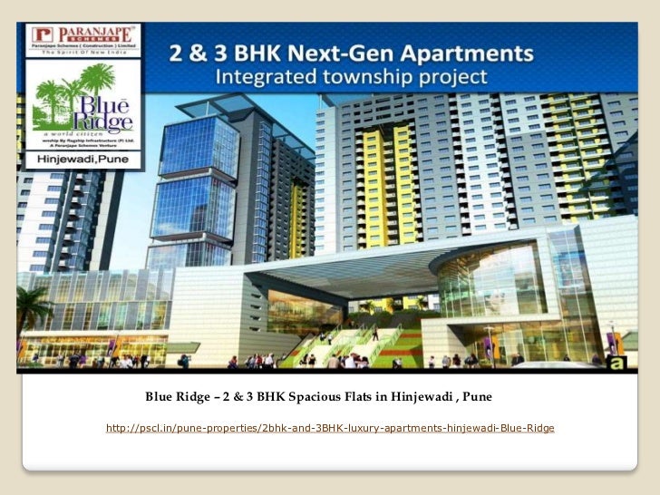 Paranjape Blue Ridge Luxury Apartments at Hinjewadi Pune