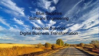 Blue Sapphire
Software Engineering
Financial Services
Digital Business Transformation
 