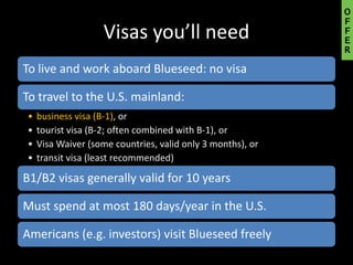 No visas or immigration restrictions
Much lower regulatory costs – you choose where to incorporate
Simplified business and...