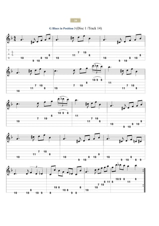 24

G Blues in Position 3 (Disc 1 /Track 14)
 