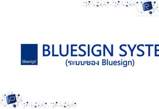 BLUESIGN SYSTE
(ระบบของ Bluesign)
 